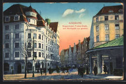 Delcampe - AK Augsburg, Bürgermeister Fischerstrasse Vom Moritzplatz Aus Gesehen - Augsburg