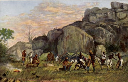 Delcampe - Artiste CPA Duschek, Tansania, Bubu Fluss, Lageraabruch - Tanzanie