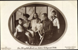 Delcampe - CPA Herzogliche Familie Von Saxe Coburg Und Gotha, Carl Eduard, Viktoria Adelheid, Kinder - Case Reali