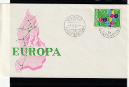 Delcampe - Liechtenstein N° 355  EUROPA  , 1er Jour , TB - Lettres & Documents