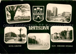 Delcampe - Bratislava Pressburg Pozsony Hotel Carlton U. Teilansichten - Slowakei