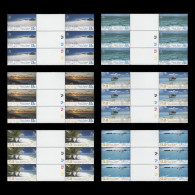 Delcampe - Pitcairn Islands 2005 (MNH) Ducie And Oeno Islands Gutter Traffic Light Blocks - Pitcairn