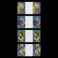 Delcampe - Pitcairn Islands 2001 (MNH) Reef Fish Gutter Pairs - Pitcairn