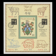 Delcampe - Pitcairn Islands 1997 (MNH) Stamp Exhibition, Hong Kong Miniature Sheet - Pitcairn