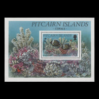 Delcampe - Pitcairn Islands 1994 (MNH) Corals Miniature Sheet - Pitcairn