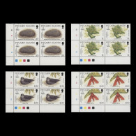 Delcampe - Pitcairn Islands 1992 (MNH) Sir Peter Scott Commemorative Expedition Plate Blocks - Pitcairn