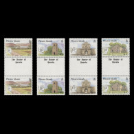 Delcampe - Pitcairn Islands 1990 (MNH) Stamp Exhibition, London Gutter Imprint Pairs - Pitcairn