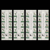 Delcampe - Pitcairn Islands 1990 (MNH) Birds Gutter Blocks - Pitcairn