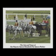 Delcampe - Pitcairn Islands 1985 (Variety) Life & Times Miniature Sheet With Watermark To Right - Pitcairninsel