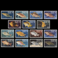 Delcampe - Pitcairn Islands 1984-88 (MNH) Fishes Definitives - Pitcairninsel