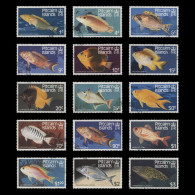 Delcampe - Pitcairn Islands 1984-88 (Used) Fishes Definitives - Pitcairninsel