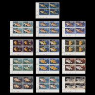Delcampe - Pitcairn Islands 1984 (MNH) Fishes Traffic Light/plate 1D Blocks - Pitcairninsel