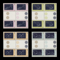 Delcampe - Pitcairn Islands 1984 (MNH) Night Sky Gutter Traffic Light Blocks - Pitcairninsel