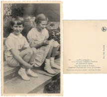 Delcampe - Prince Baudouin Et Princesse Joséphine-Charlotte Vacances En Suède, Belge BELGIQUE N°10 NELS Ern Thill, Brux CPA TTB Cpc - Berühmte Personen