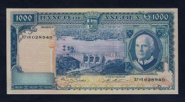 Delcampe - Portugal PORTUGUESE Angola 1000 Escudos 1970 P-98 UNC - Angola