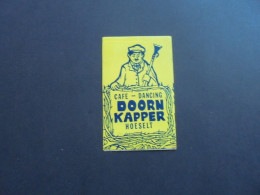 Delcampe - Sticker Café Dancing Doornkapper Hoeselt - Adesivi