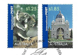 Delcampe - 2006 (Koala & The Royal Exhibition Bldg Melbourne)  2 Val Fine Used Stamps - Gebraucht