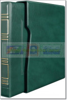 Delcampe - CARTELLA 22 ANELLI + CUSTODIA MARINI "POSTIGLIONE" Colore VERDE - Alben Leer