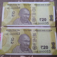 Delcampe - 2024..13K .000035   / 53   UNC INDE INDIA  INDIAN  HINDISTAN  BILLETS NOTAS - Inde