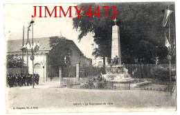 Delcampe - GRAY - Le Monument De 1870 ( Caserne Et Fanfare Bien Animée En 1917 ) Edit. A. Bergeret Lib. à Gray - Gray