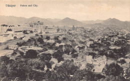 Delcampe - A008 India Udaipur Palace And City Panorama Vintage Postcard - India