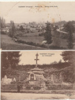 Delcampe - DARNEY - 2 CPA : Le Calvaire - Vallée De La Saône - Darney