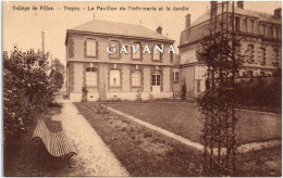 Delcampe - 10 TROYES - Collège De Filles - Le Pavillon De L'infirmerie Et Le Jardin - Troyes