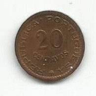 Delcampe - MOZAMBIQUE PORTUGAL 20 CENTAVOS 1974 - Mozambique
