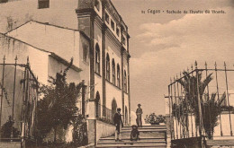 Delcampe - LAGOS, Algarve - Fachada Do Theatro Gil Vicente  (2 Scans) - Faro