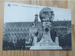 Delcampe - Cambrai - Le Monument Bleriot Et Le Collège - Cambrai