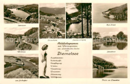 Delcampe - Brilon Hochsauerlandkreis NRW Diemelsee Ufersperre Sperrmauer Strandleben - Brilon