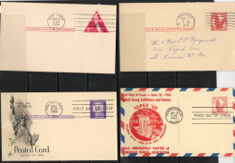 Delcampe - USA 1956 And Up 6 Postal Stationary Cards FDC 17569 - Andere & Zonder Classificatie