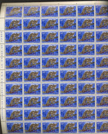 Delcampe - 2 Feuilles Entières De 100 Yv. 404 **.  Lémure Surcharge CONGO En 1960     Cote 40-euros - Autres & Non Classés