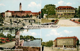 Delcampe - Buer Gelsenkirchen Rathaus Busbahnhof Schloss Berge Bergersee Terrassengarten Po - Gelsenkirchen