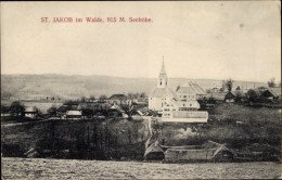 Delcampe - CPA Sankt Jakob Im Walde Steiermark, Blick Auf Den Ort, Kirche - Altri & Non Classificati