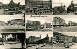 Delcampe - GELSENKIRCHEN NRW Hauptbahnhof Sparkasse Hauptpost Arbeitsamt Amtsgericht Floras - Gelsenkirchen