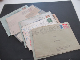 Delcampe - überwiegend Deutsches Reich / 1x Bizone Und 2x BRD 1950er Jahre Thematik Post / Funkwege / Telegramme / Maschinenstempel - Posta