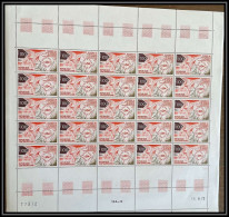 Delcampe - 60040 Mi N°322 Y&t N°220 UAMPT TELECOMMUNICATIONS Centrafricaine Centrafrique Feuille Complete (sheet) MNH 1973 - Télécom