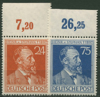 Delcampe - Alliierte Besetzung 1947 H. Von Stephan Mit Oberrand 963/64 OR Dgz Postfrisch - Andere & Zonder Classificatie