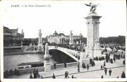 Delcampe - CPA Paris Le Pont Alexandre III - Brücken
