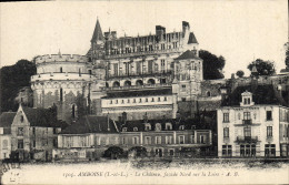 Delcampe - CPA Amboise Le Chateau Facade Nord Sur La Loire - Amboise