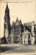 Delcampe - CPA Cathedrale De Senlis Facade Occidentale - Senlis