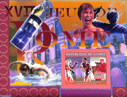 Delcampe - Guinea, Republic 2007 Cassius Clay S/s, Imperforated, Mint NH, Sport - Transport - Boxing - Olympic Games - Swimming -.. - Boxe