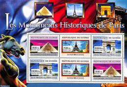 Delcampe - Guinea, Republic 2007 Paris Monuments M/s, Mint NH, Art - Museums - Museen