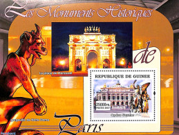 Delcampe - Guinea, Republic 2007 Paris Monuments S/s, Mint NH, Performance Art - Theatre - Theater