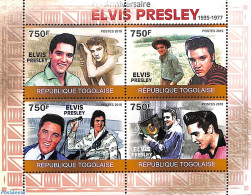 Delcampe - Togo 2010 Elvis Presley 4v M/s, Mint NH, Performance Art - Elvis Presley - Music - Elvis Presley