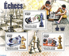 Delcampe - Togo 2011 Chess 3v M/s, Mint NH, Sport - Chess - Schach