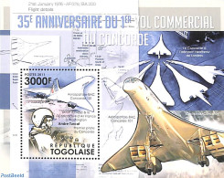 Delcampe - Togo 2011 Concorde S/s, Mint NH, Transport - Concorde - Aircraft & Aviation - Concorde