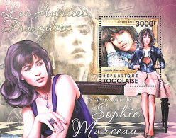 Delcampe - Togo 2011 Sophie Marceau S/s, Mint NH, Performance Art - Movie Stars - Acteurs