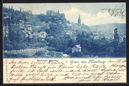 Delcampe - AK Marburg, Panorama Der Stadt - Marburg